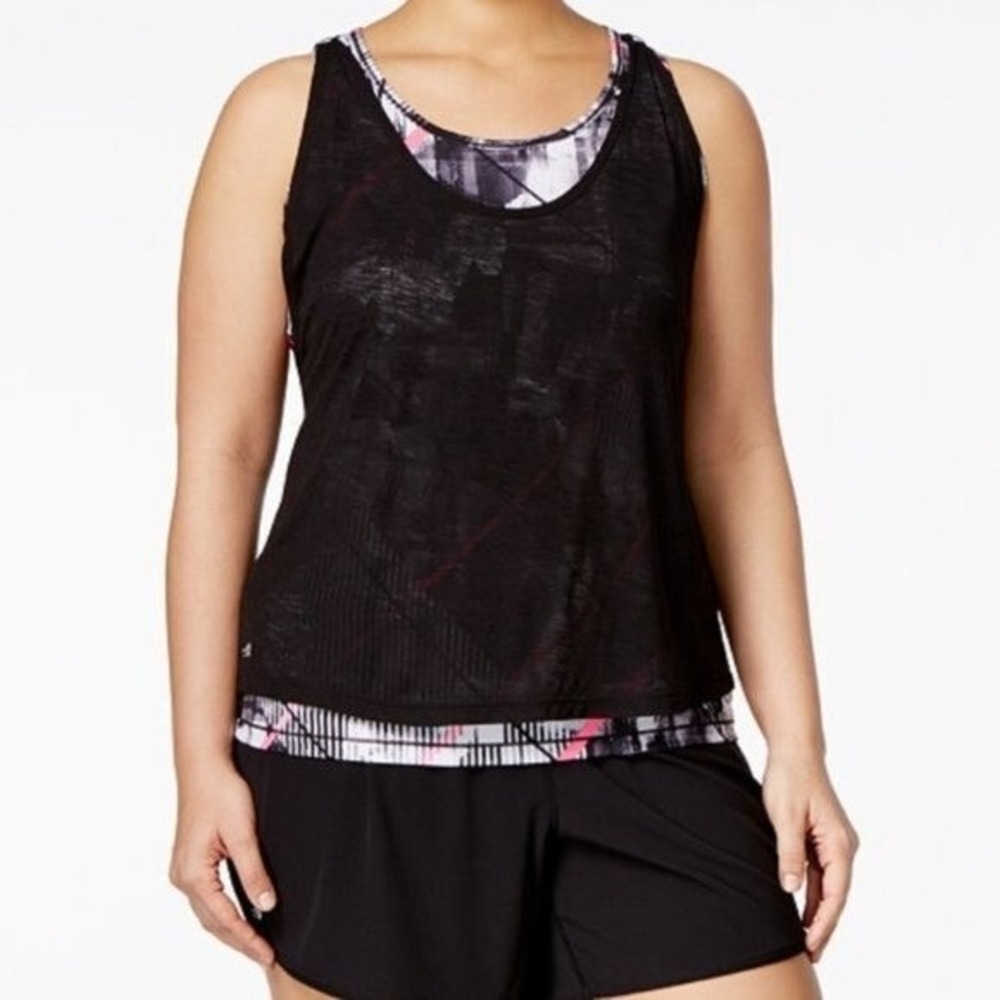 IDEOLOGY Double Layer Workout Tank‎ Size M